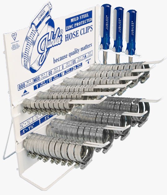 Hose Clip Dispenser Pack, Assorted Pack