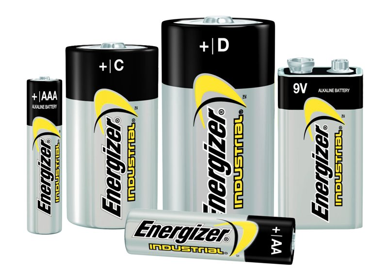 Industrial Alkaline Batteries, AAA (LR03 / MN2400), Voltage 1.5v, pack of 10