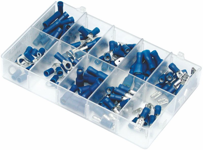 Insulated Terminals, Assorted Box, pack of 120