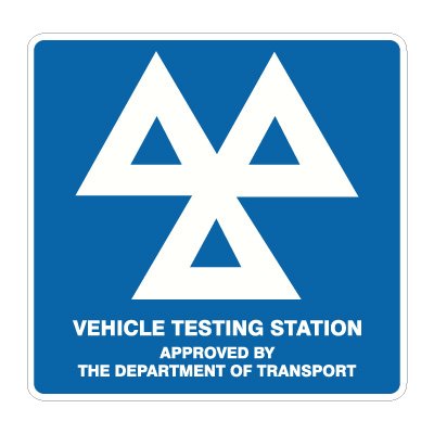 Vehicle Testing Station, Foamex, 600 mm x 600 mm (23.6" x 23.6")