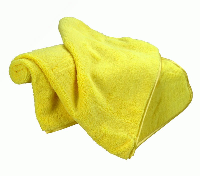 Microfibre Towels, Yellow, 60 x 80 cm