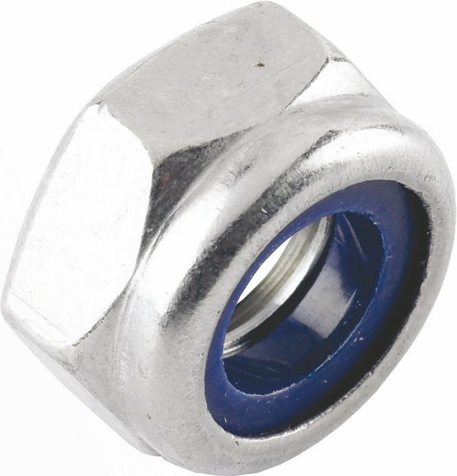 Nylon Insert Locking Nuts, M10, pack of 100