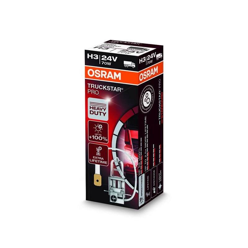 Osram Truckstar® H3, Wattage 70w, Voltage 24 v