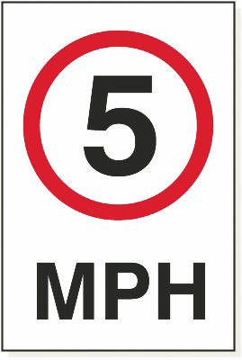 5 Mph, 240 mm x 360 mm (9.4" x 14.2"), Adhesive