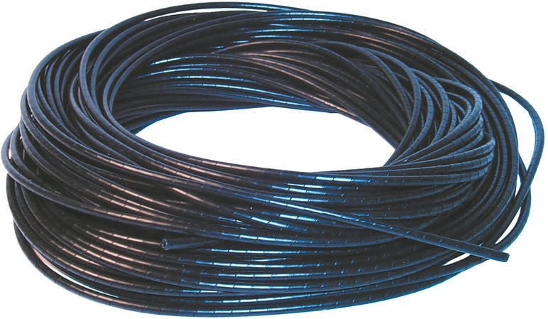 Pipe / Cable Spiral Binding, Black, Diameter 1.5 mm - 8 mm, Length 30 m