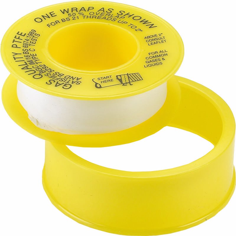 PTFE Gas Sealing Tape, Width 12 mm (1/2")