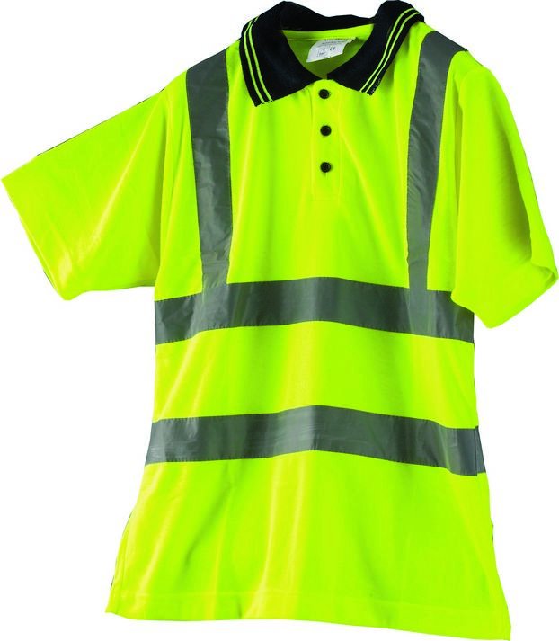 Reflective Polo Shirt, Extra Large