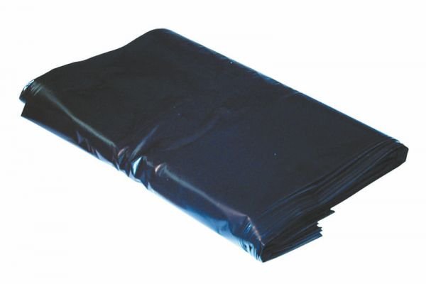Refuse Sacks, Black, 18 inch x 29 inch x 34 inch, pack of 50