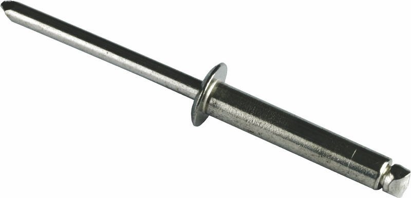 Rivets, Length 25.0 mm (1"), pack of 100