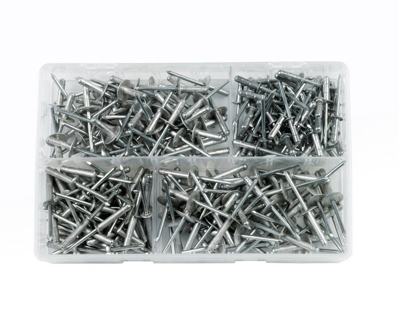 Rivets, Assorted Box, pack of 200