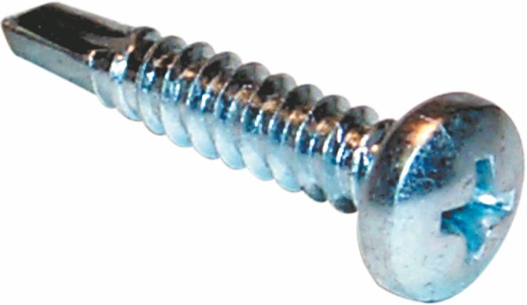 Self Drilling Screws, No. 6 (3.5 mm), Length 5/8" (16 mm), pack of 200