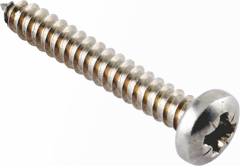 Self Tapping Screws, No. 6 (3.5 mm), Length 1/2" (12 mm), pack of 200