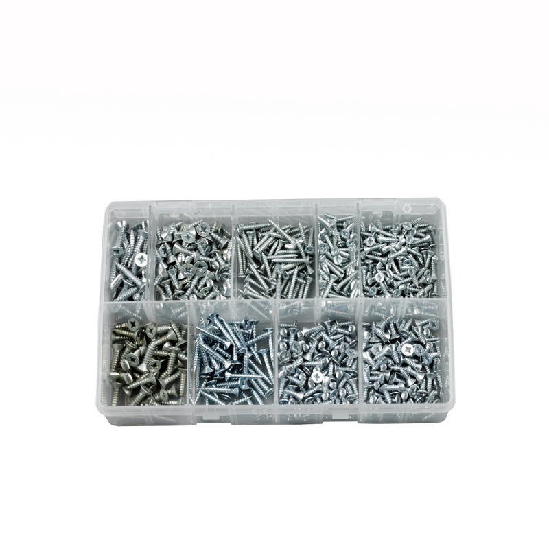 Self Tapping Screws, Assorted Box, pack of 615