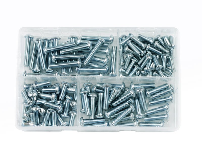 Socket Button Screws, Assorted Box, pack of 135
