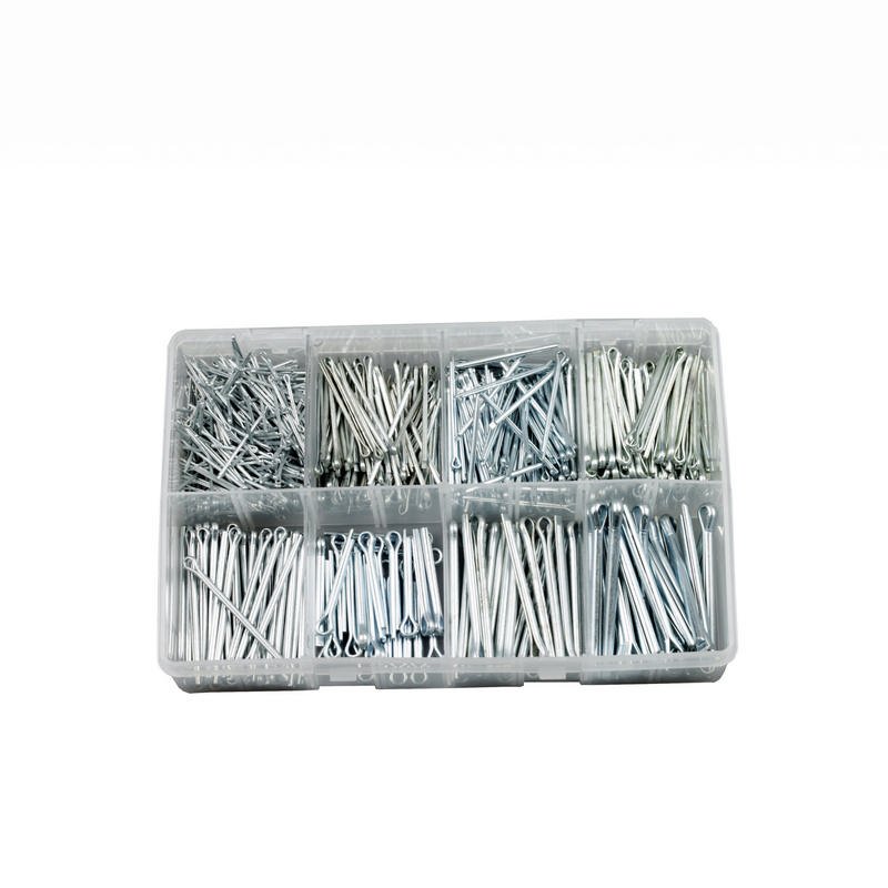 Split Cotter Pins, Assorted Box, pack of 600