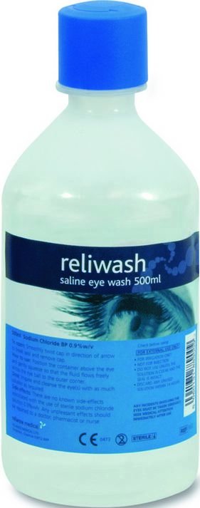 Sterile Eye Wash, 500 ml, pack of 2