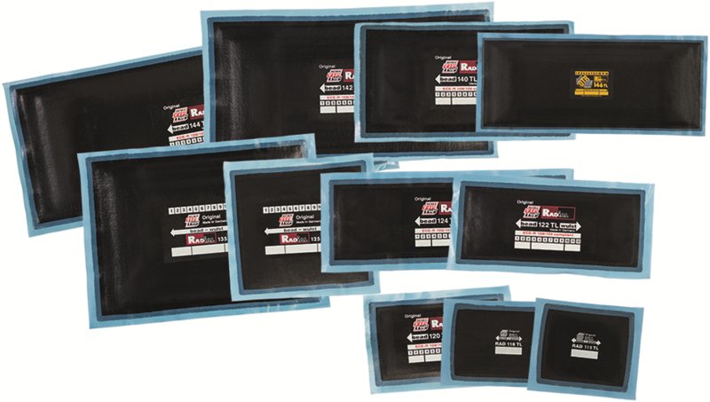 RAD 100 Series Tyre Patch, Width 148mm, Thickness 3 plies, Length 203mm, pack of 10