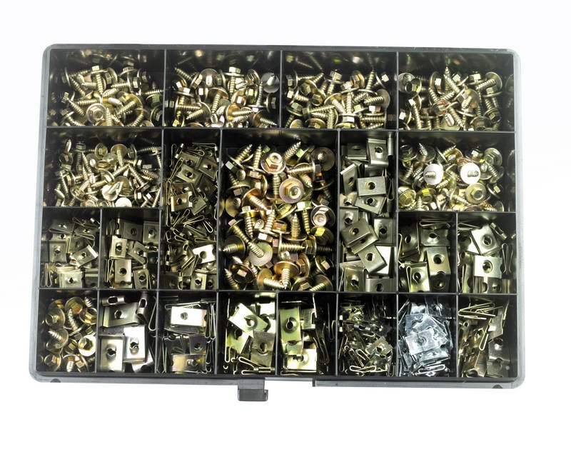 U Nuts, J Nuts & Acme Screws, Assorted Box, pack of 730