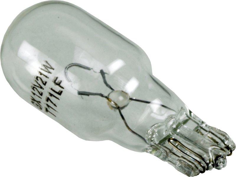Wedge Base Bulbs, Clear, Voltage 12v, Wattage 21w, pack of 10