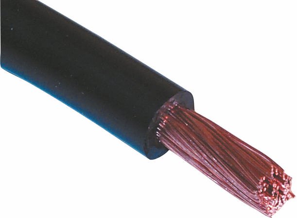 Welding Cable, Black, Length 10 m, 16 mm²