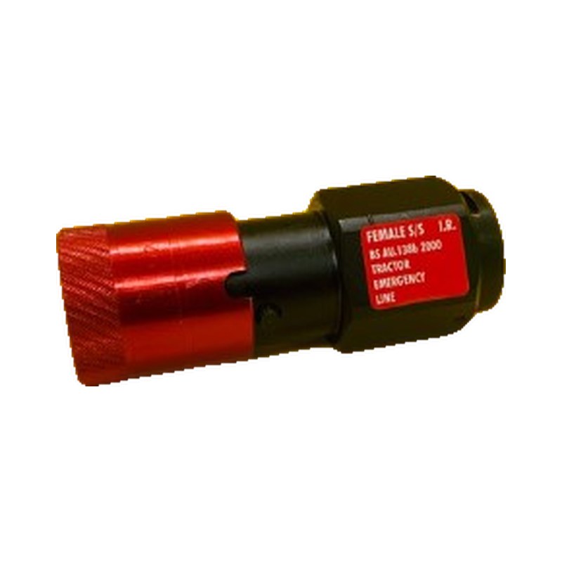Red M16 Emergency Airline Coupling