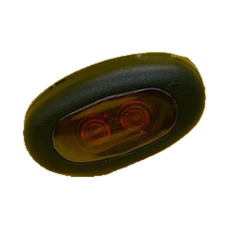 Rubbolite 851/02/04 Red LED Oval Wired 12/24V Marker Light