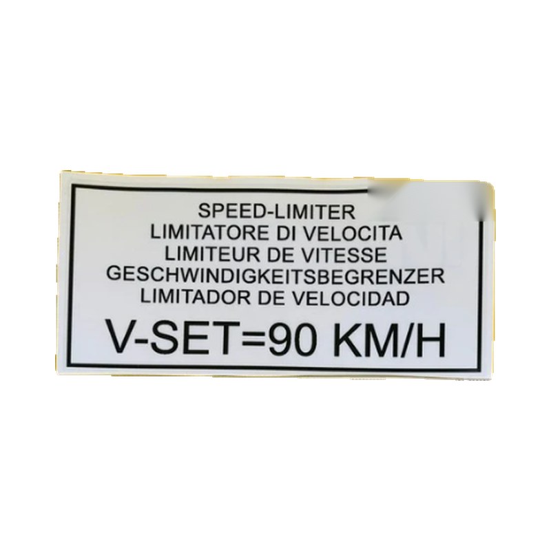 Speed Limiter Sticker 90KMH