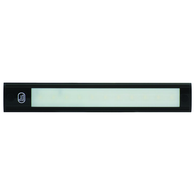 12V 260MM INTERIOR STRIP LAMP W TOUCH SWITCH BLACK ALUM