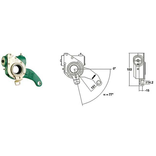 4W3115 MEI AUTOMATIC SLACK ADJUSTER BUS MAN L