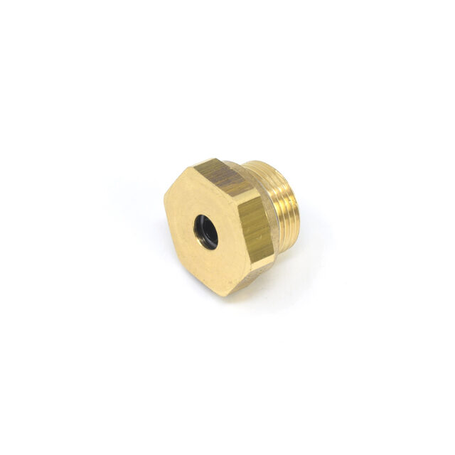BRASS STRAIGHT STUD ADAPTOR M22X1.5-8X1MM