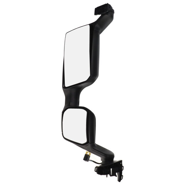 COMPLETE TWIN MIRROR ASSEMBLY RHD LH ELEC HEATED BLACK COVER