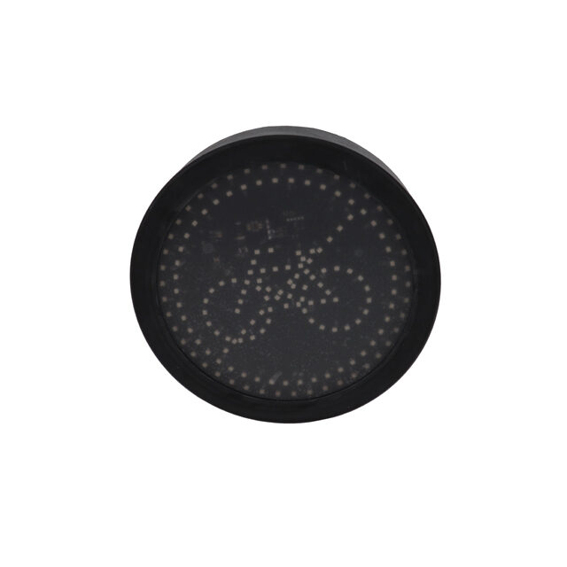 LED CYCLIST WARNING SIGN ROUND - RED LENS NO LOGO