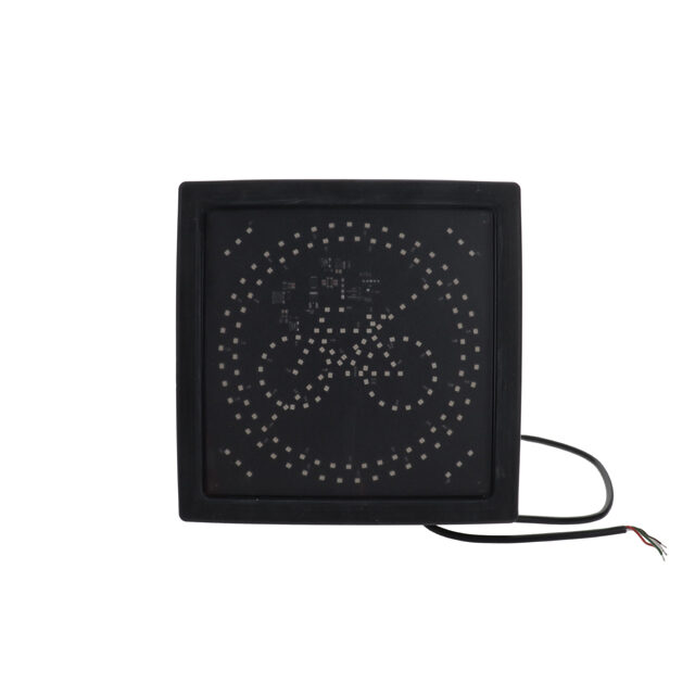 LED CYCLIST WARNING SIGN SQUARE - RED LENS NO LOGO