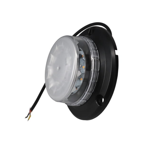 LED LOW PROFILE BEACON THREAD POINT FIXING CLEAR LENS