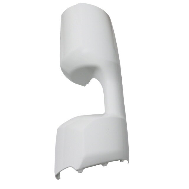 MIRROR BACK COVER LH WHITE