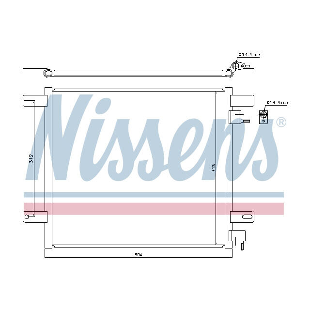 NISSENS CONDENSER TO SUIT DAF