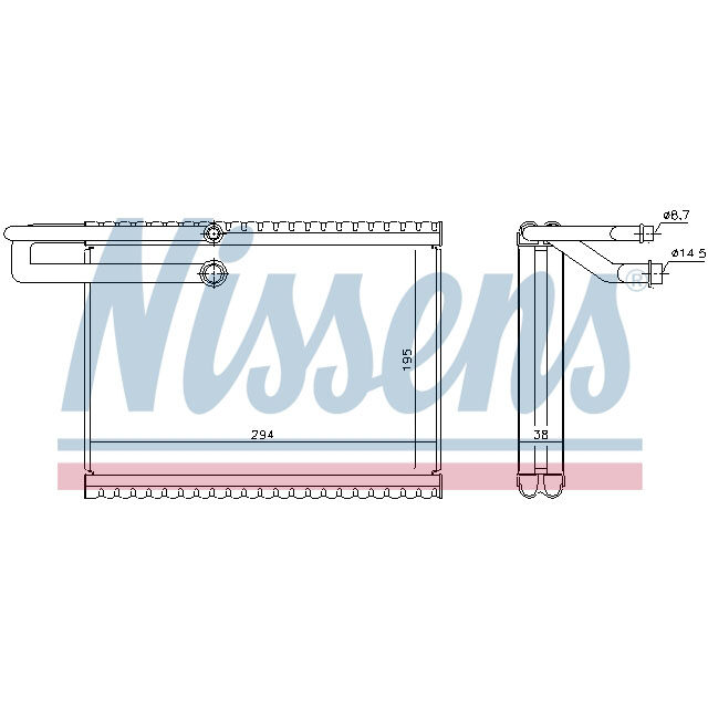 NISSENS EVAPORATOR TO SUIT VOLVO