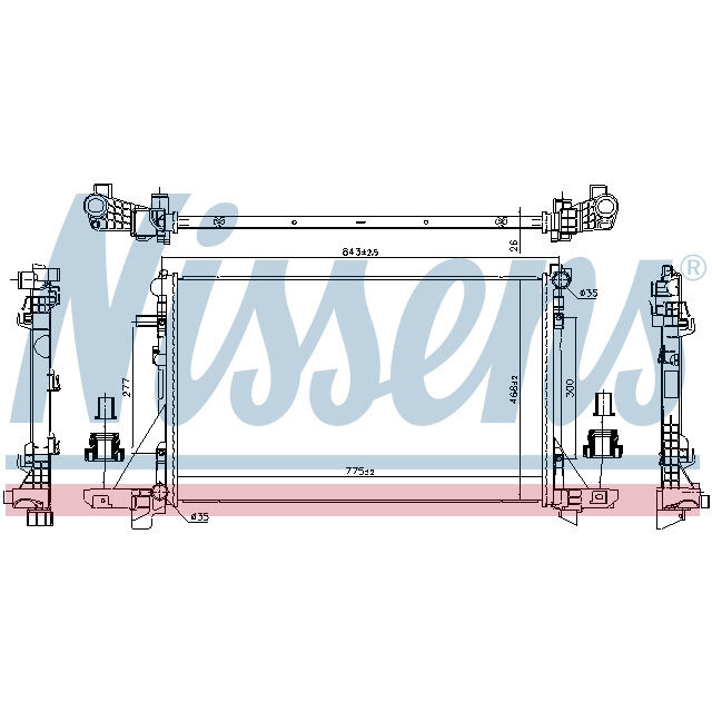 NISSENS RADIATOR TO SUIT RENAULT