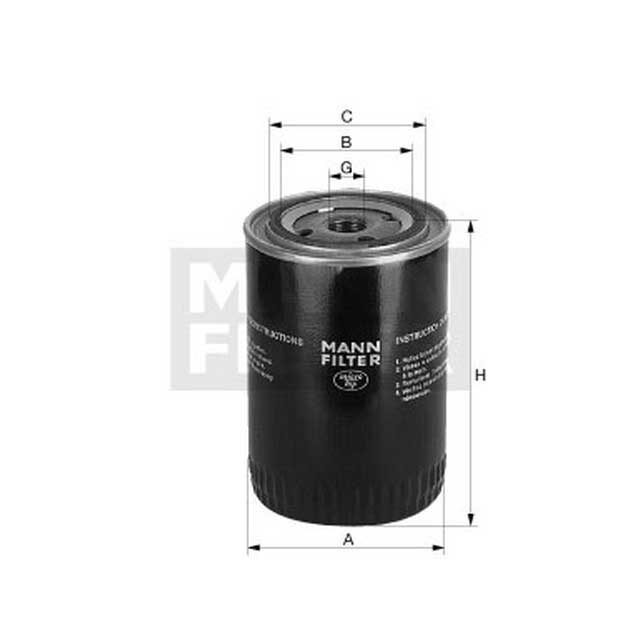 OIL FILTER W 712/8