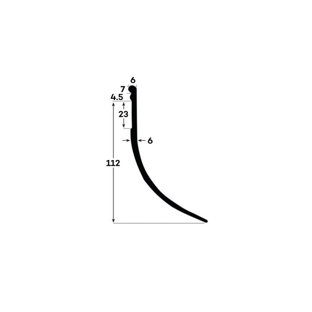 PELMET BLACK (60 FEET)