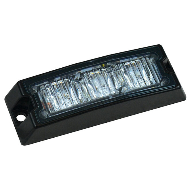 R65 SLIMLINE WARNING LAMP 3 LED AMBER
