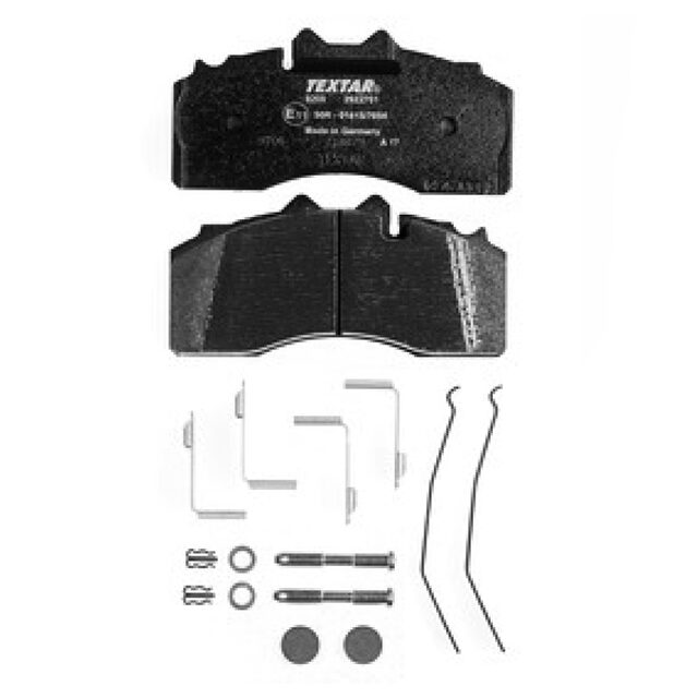 TEXTAR Brake Pad Kit BPW TSB 3709