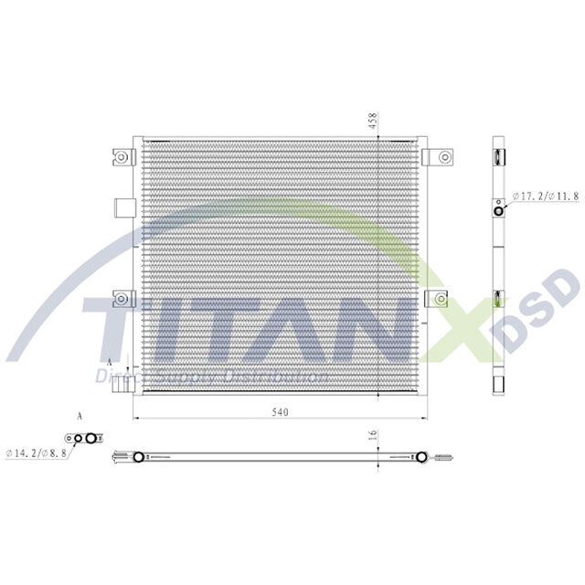 TITANX CONDENSER VOLVO