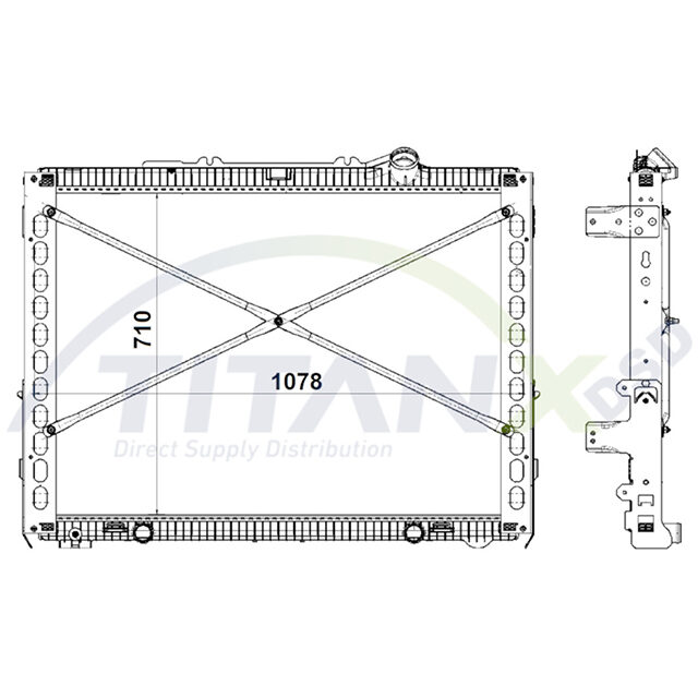 TITANX RADIATOR DAF