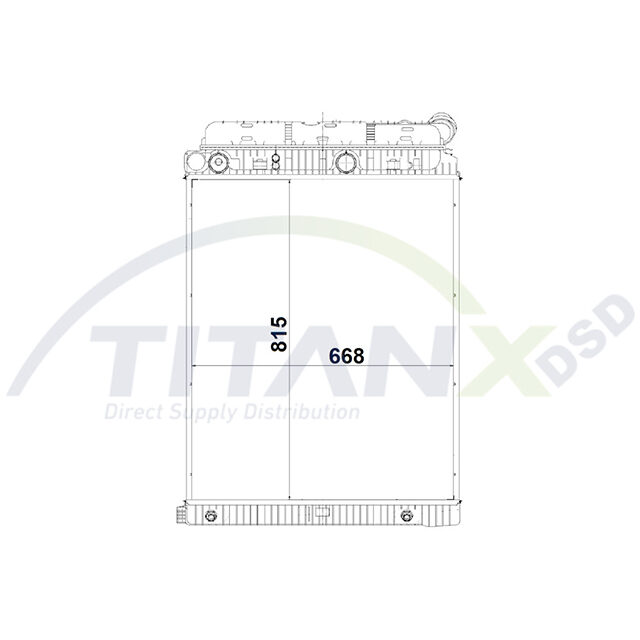 TITANX RADIATOR MERCEDES