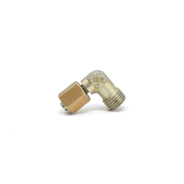 WIRA ELBOW ADAPTOR 90 DEGREE 6MM STEM OD 8x1MM TUBE M12X1.5